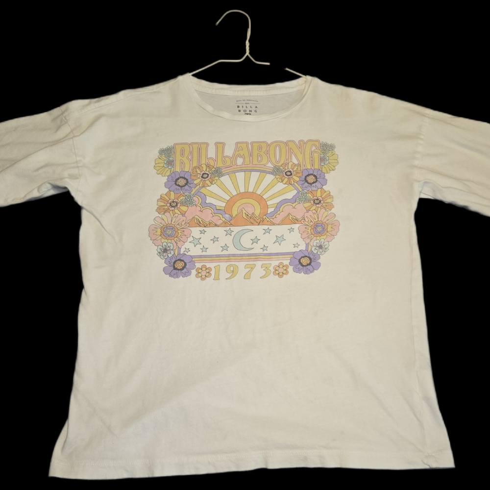 Billabong Kids White Graphic T-Shirt